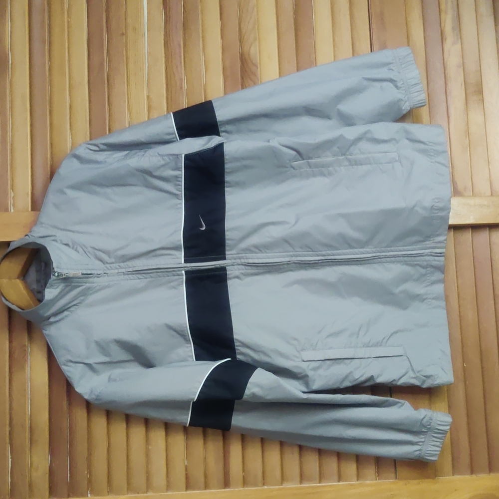 90s Nike Coaching Jacket Running Windbreaker Sz S Lightly Lined